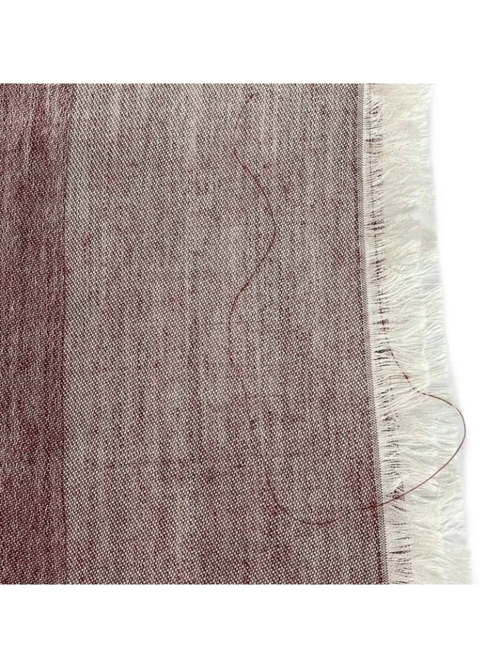 Louis Vuitton Shawl Gold White Cashmere Silk Scarf - Picture 6 of 6